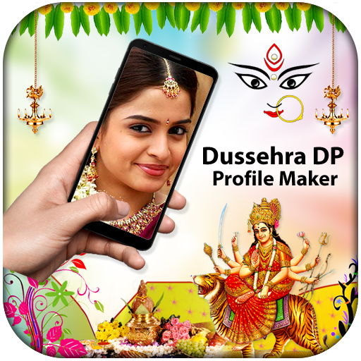 Dussehra-Dp-Profile-Maker-Durga-Maa-Aim-Entertainments-Icon 512